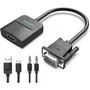 Vention ACNBF Convertidor VGA Macho a HDMI Hembra Negro 1m